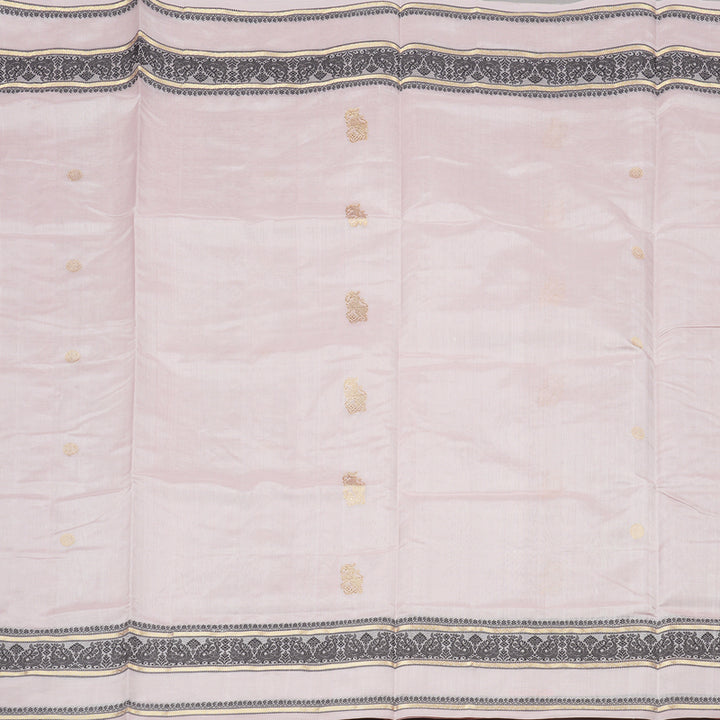 Hayagrivas Handloom Pure Silk Cotton Saree in Baby Pink KBE258E3-10