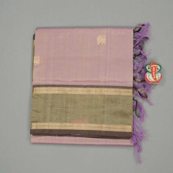 Hayagrivas Handloom Pure Silk Cotton Saree in Onion Pink KBE258E3-3