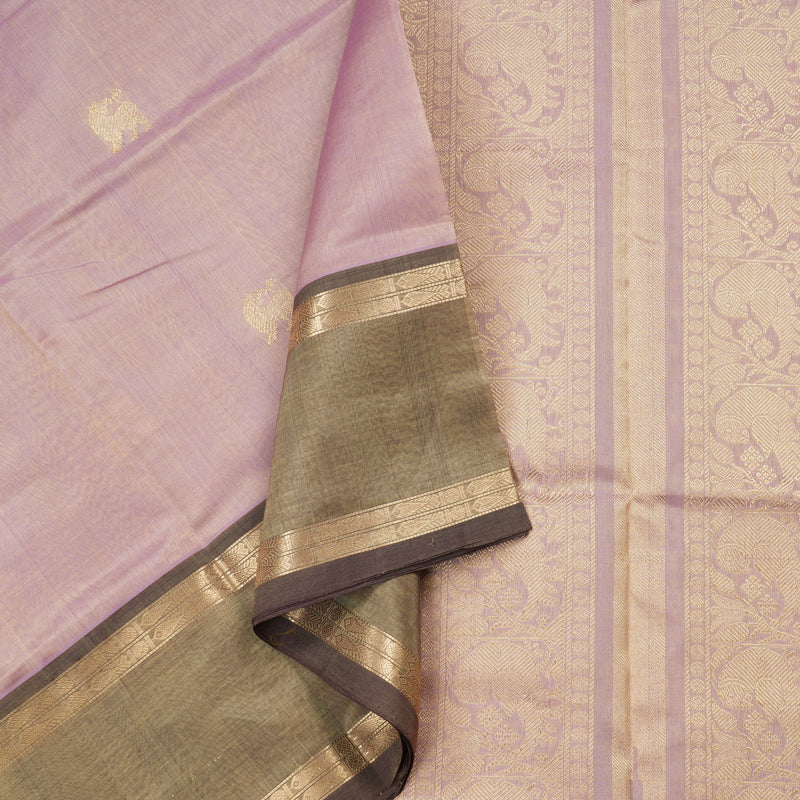 Hayagrivas Handloom Pure Silk Cotton Saree in Onion Pink KBE258E3-3
