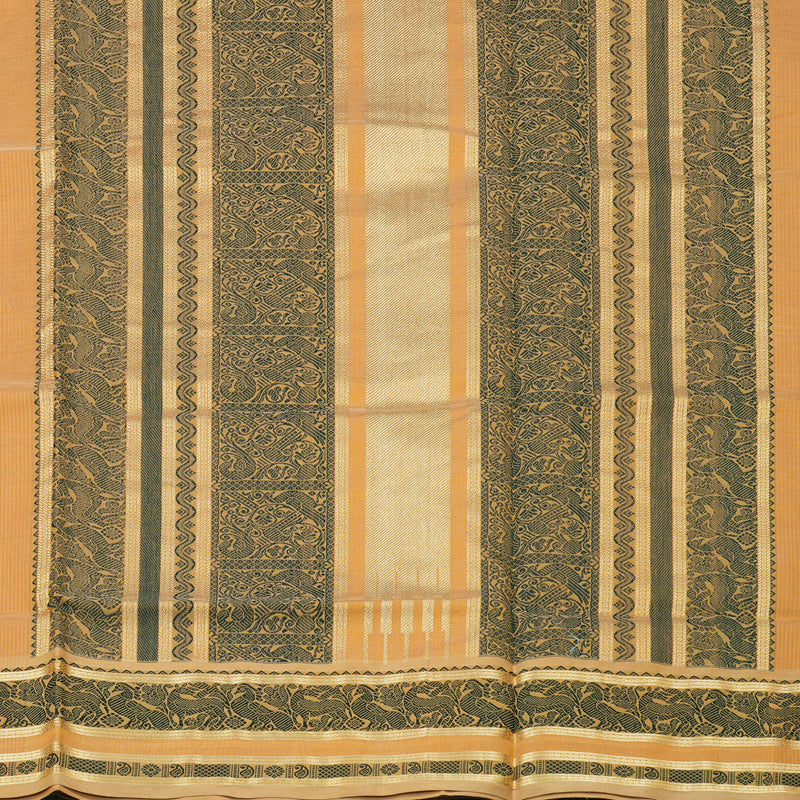 Hayagrivas Handloom Pure Silk Cotton Saree in Warm Mustard KBE258E3-7