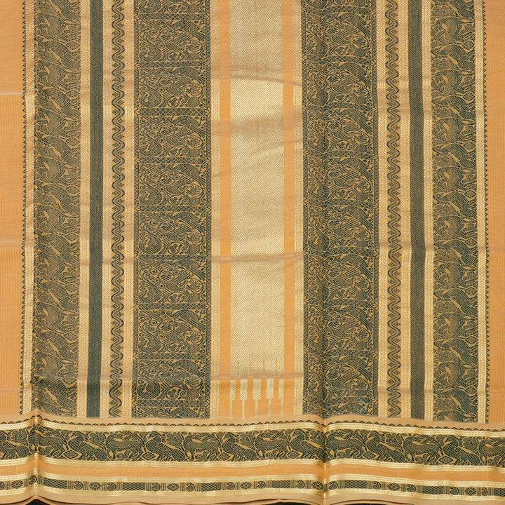 Hayagrivas Handloom Pure Silk Cotton Saree in Warm Mustard KBE258E3-7
