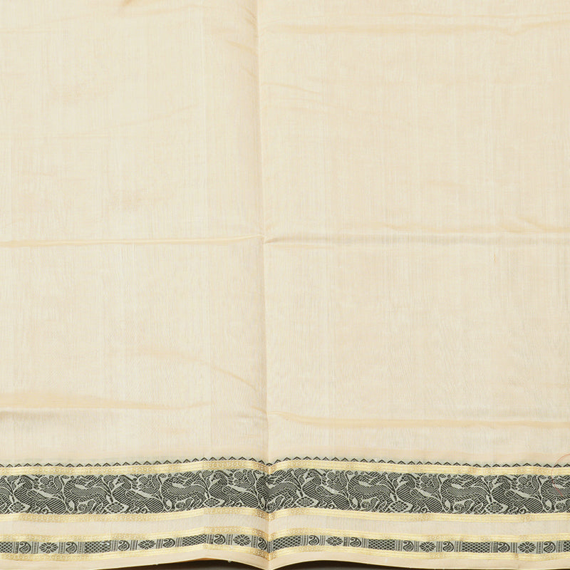 Hayagrivas Handloom Pure Silk Cotton Saree in Rejenuvating Sandal Beige KBE258E3-9