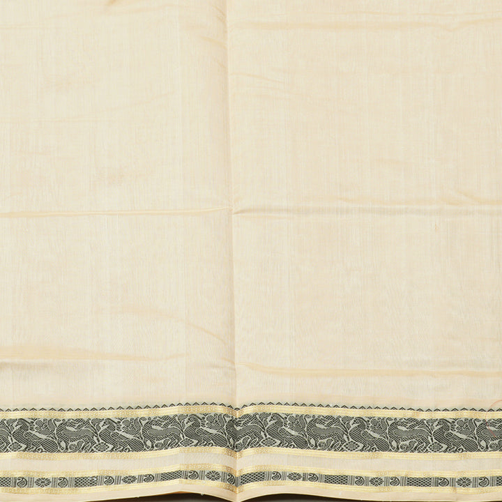 Hayagrivas Handloom Pure Silk Cotton Saree in Rejenuvating Sandal Beige KBE258E3-9