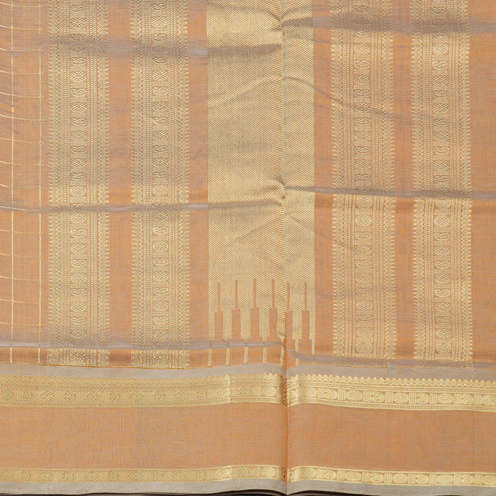 Hayagrivas Handloom Pure Silk Cotton Saree in Sandal KBE258E4-10