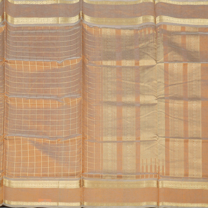 Hayagrivas Handloom Pure Silk Cotton Saree in Sandal KBE258E4-10
