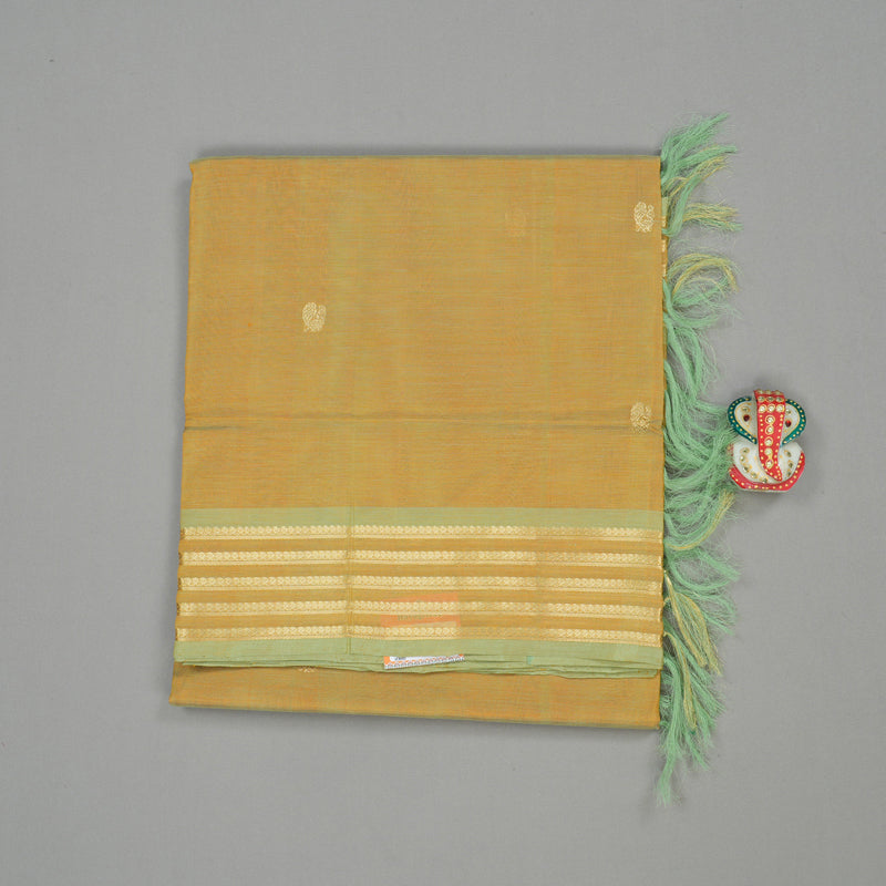 Hayagrivas Handloom Pure Silk Cotton Saree in Sandal KBE258E4-11