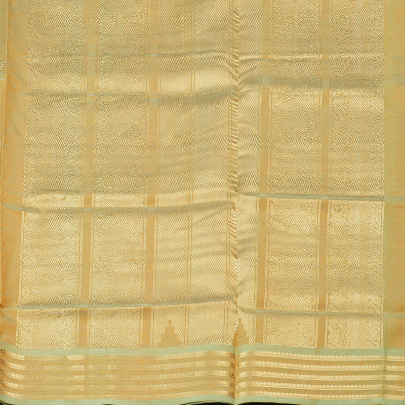 Hayagrivas Handloom Pure Silk Cotton Saree in Sandal KBE258E4-11