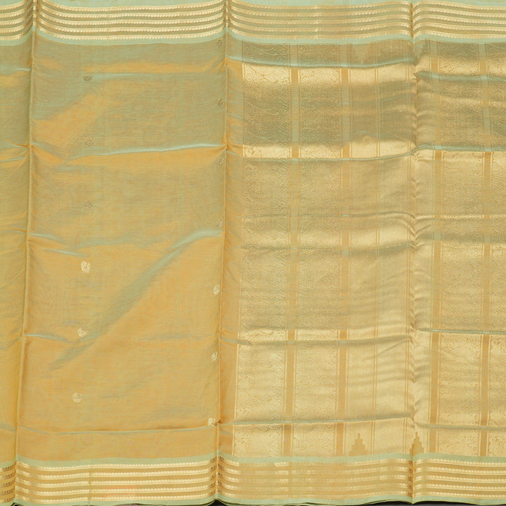 Hayagrivas Handloom Pure Silk Cotton Saree in Sandal KBE258E4-11