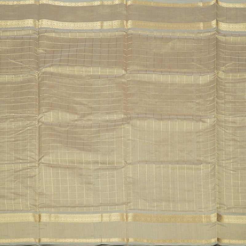 Hayagrivas Handloom Pure Silk Cotton Saree in Beige KBE258E4-8