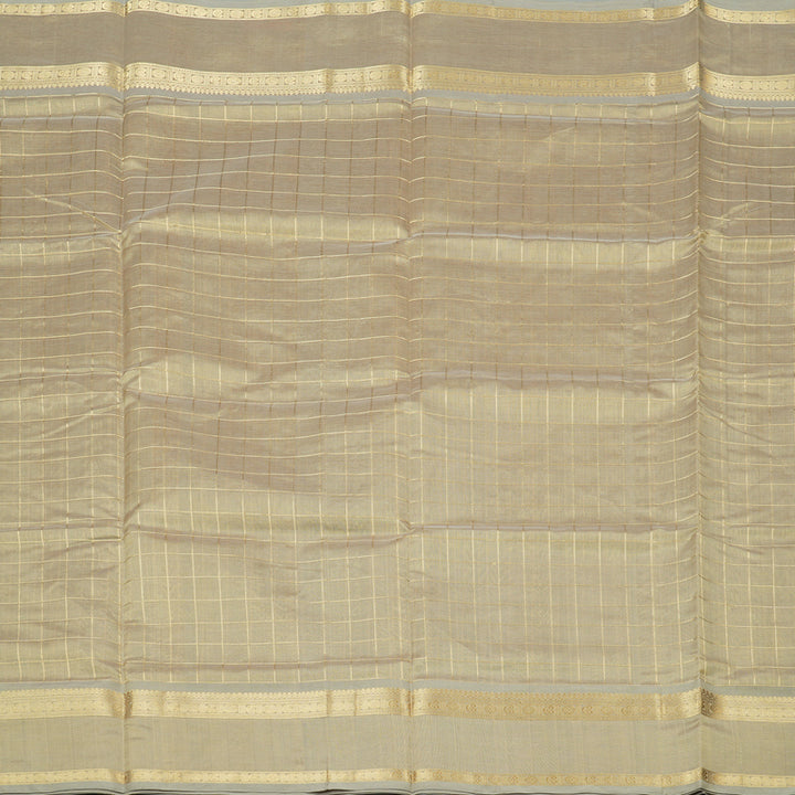 Hayagrivas Handloom Pure Silk Cotton Saree in Beige KBE258E4-8