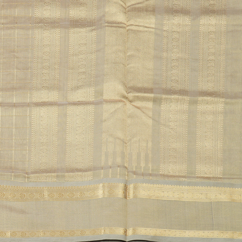 Hayagrivas Handloom Pure Silk Cotton Saree in Beige KBE258E4-8