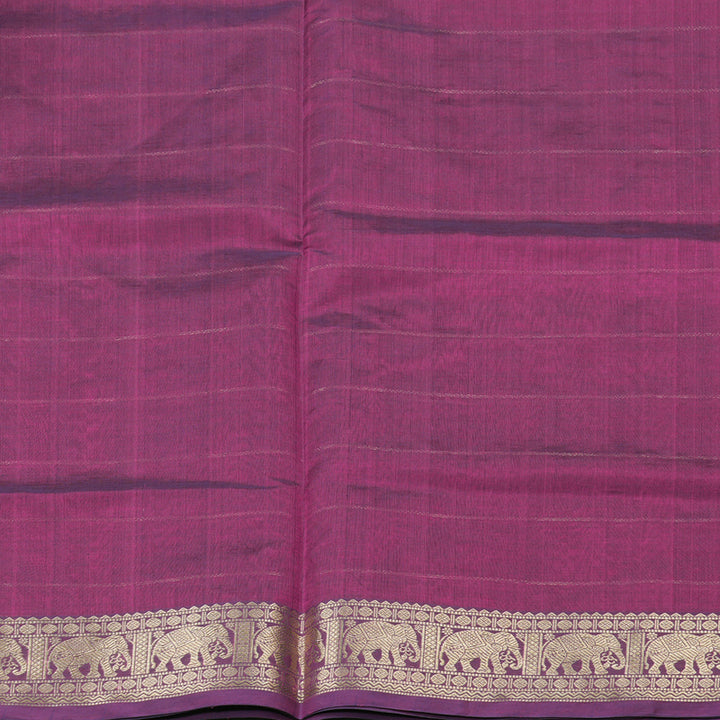 Hayagrivas Handloom Pure Silk Cotton Saree in Purple KBE258E5-17