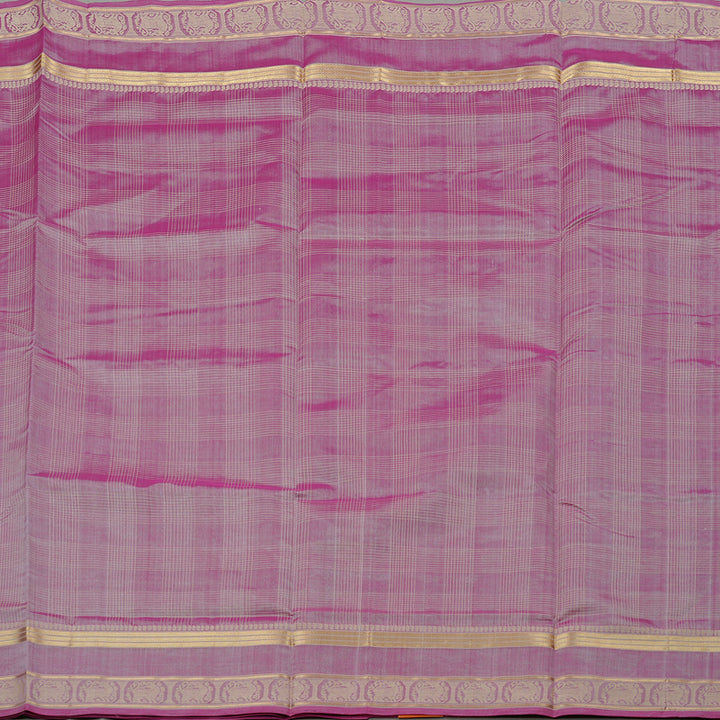 Hayagrivas Handloom Pure Silk Cotton Saree in Rich-toned Onion Pink KBE258E8-4