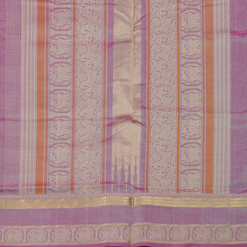 Hayagrivas Handloom Pure Silk Cotton Saree in Rich-toned Onion Pink KBE258E8-4