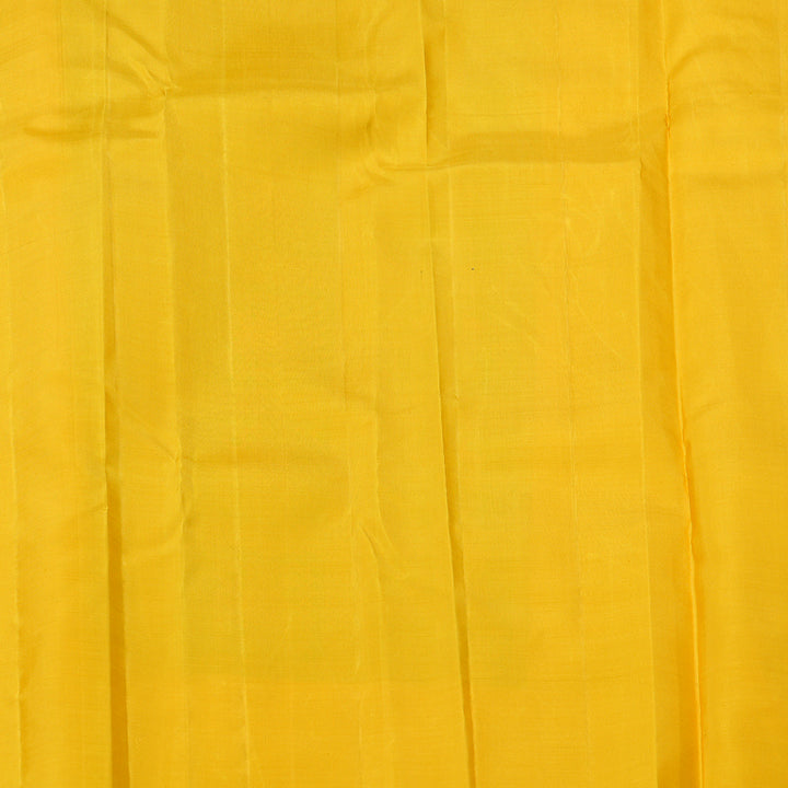 Hayagrivas Yellow Handloom Kanjivaram Silk Saree KBE25D6-2