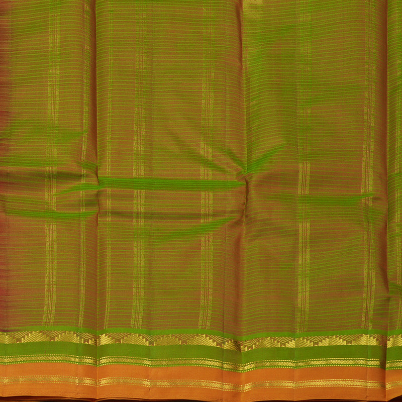Hayagrivas Maroon Handloom Kanjivaram Silk Saree with Mandhalir Border KBE263E1-13