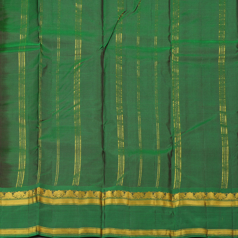 Hayagrivas Handloom Kanjivaram silk saree in Manthalir Ganga and jamuna border KBE264E2-7