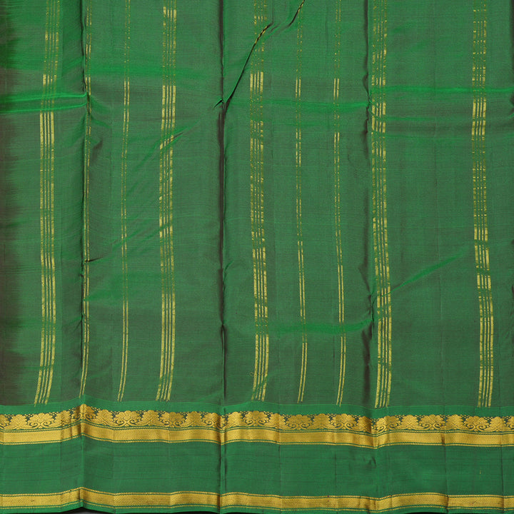 Hayagrivas Handloom Kanjivaram silk saree in Manthalir Ganga and jamuna border KBE264E2-7