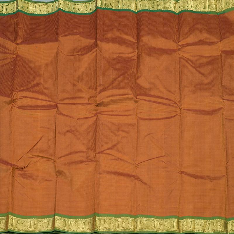 Hayagrivas Handloom Pure Kanjivaram Silk Saree in Enchanting Mustard KBE265E1-51