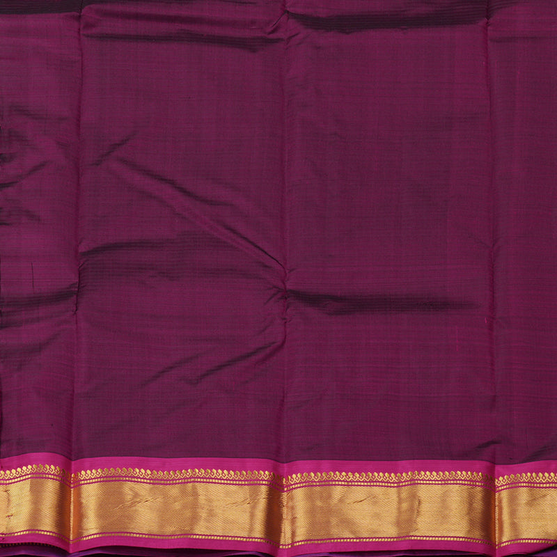 Hayagrivas Handloom Pure Kanjivaram Silk Saree in Captivating Blue KBE265E1-53