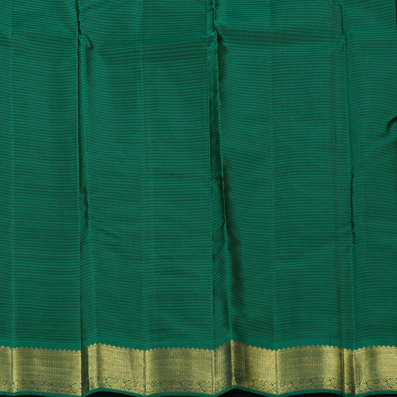 Hayagrivas Wine Maroon Handloom Kanjivaram Silk Saree with Bottle Green Border KBE267E1-23