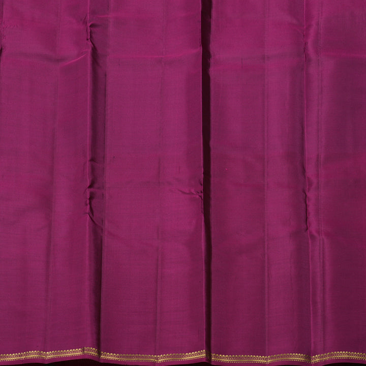 Hayagrivas Muppagam(Teal Green,Blue And Purple) Handloom Kanjivaram Silk Saree KBE267E4-10