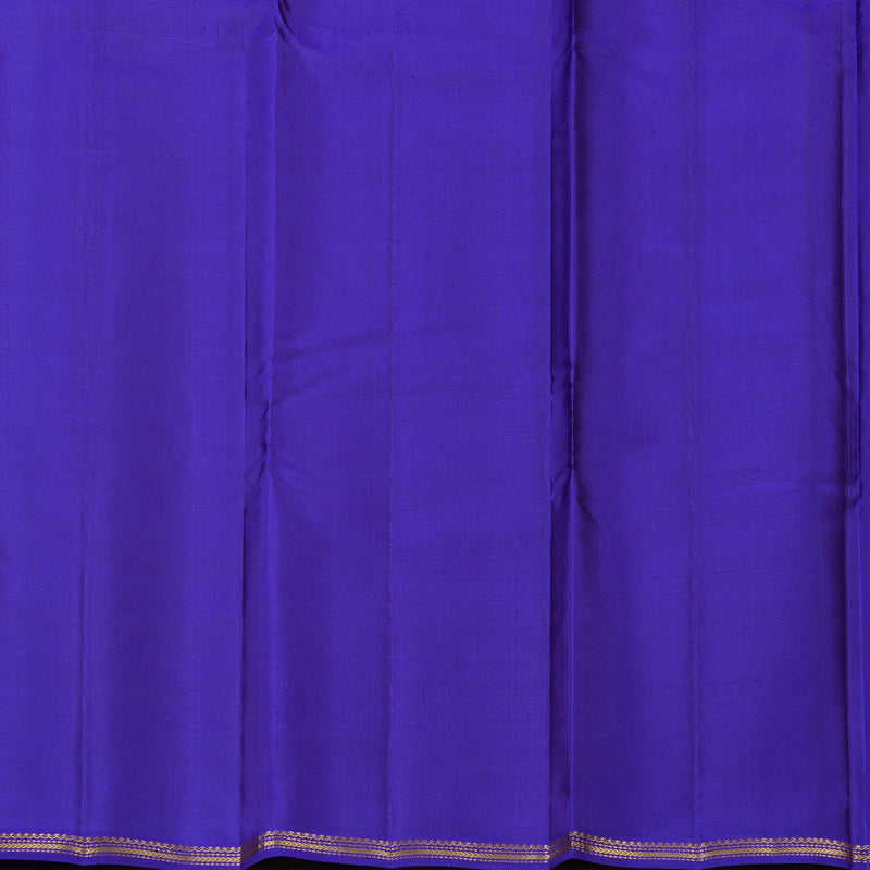 Hayagrivas Handloom Pure Kanjivaram Silk Saree in Rich Pink with Yellow Muted Checks KBE267E5-4
