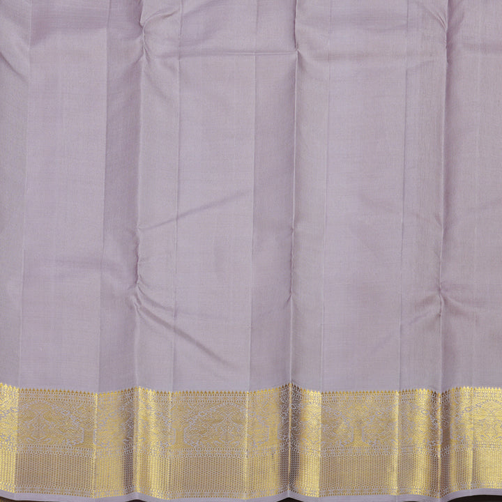 Hayagrivas Handloom Pure Kanjivaram Silk Saree in Vibrant Brick Orange KBE273E1-1