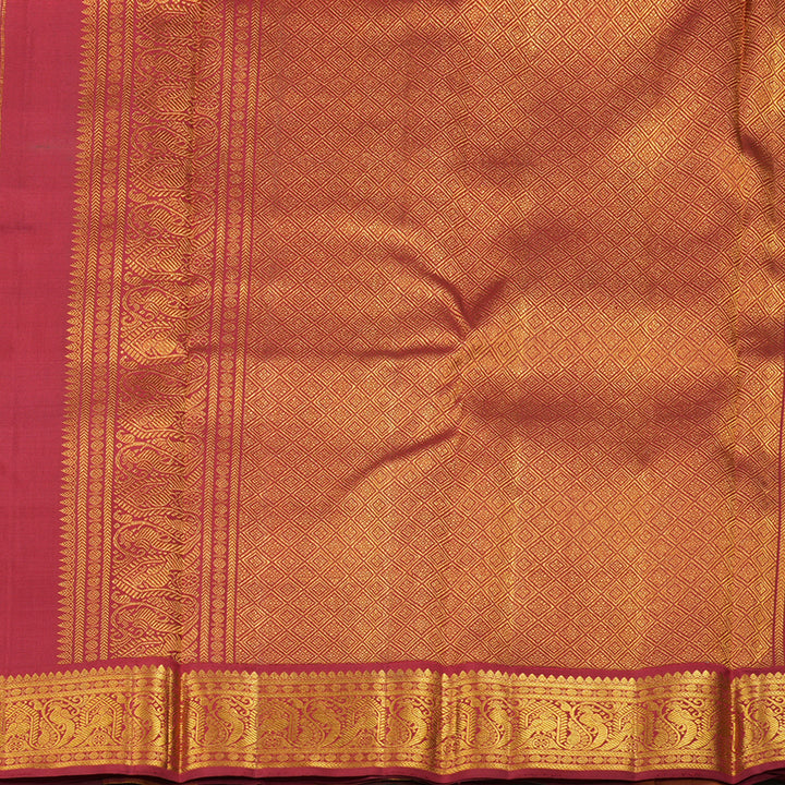 Hayagrivas Multi Colour Checks Handloom Kanjivaram Silk Saree KBE27D3-1