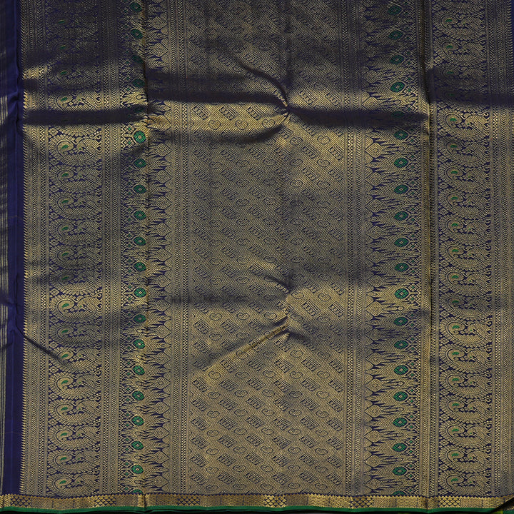 Hayagrivas Multi Colour Checks Handloom Kanjivaram Silk Saree KBE27D7-1