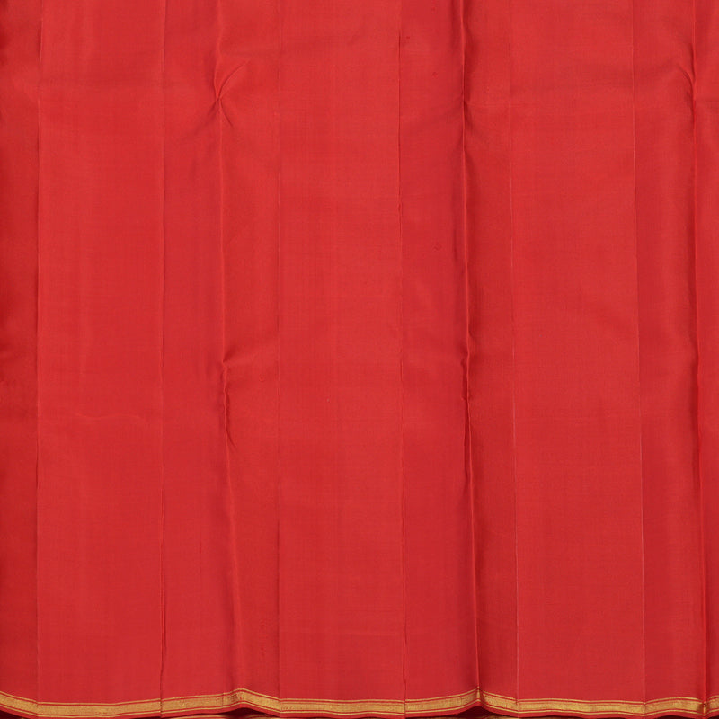 Hayagrivas Handloom Red Kanjivaram Silk Saree KBE280E1-8