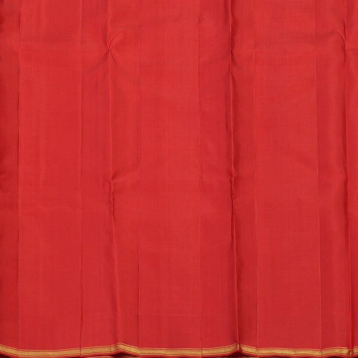 Hayagrivas Handloom Red Kanjivaram Silk Saree KBE280E1-8