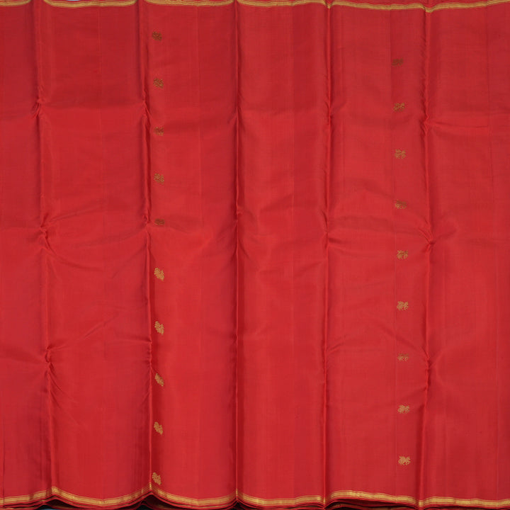 Hayagrivas Handloom Red Kanjivaram Silk Saree KBE280E1-8