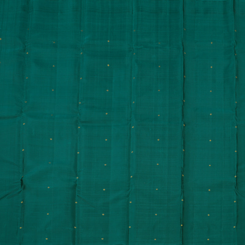 Hayagrivas Teal Green Handloom Kanjivaram Silk Saree KBE281E19-2