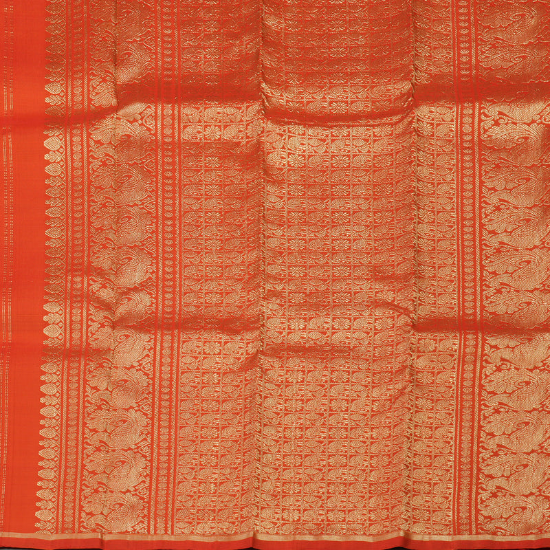 Hayagrivas Handloom Kanjivaram silk saree in Red KBE282E16-2