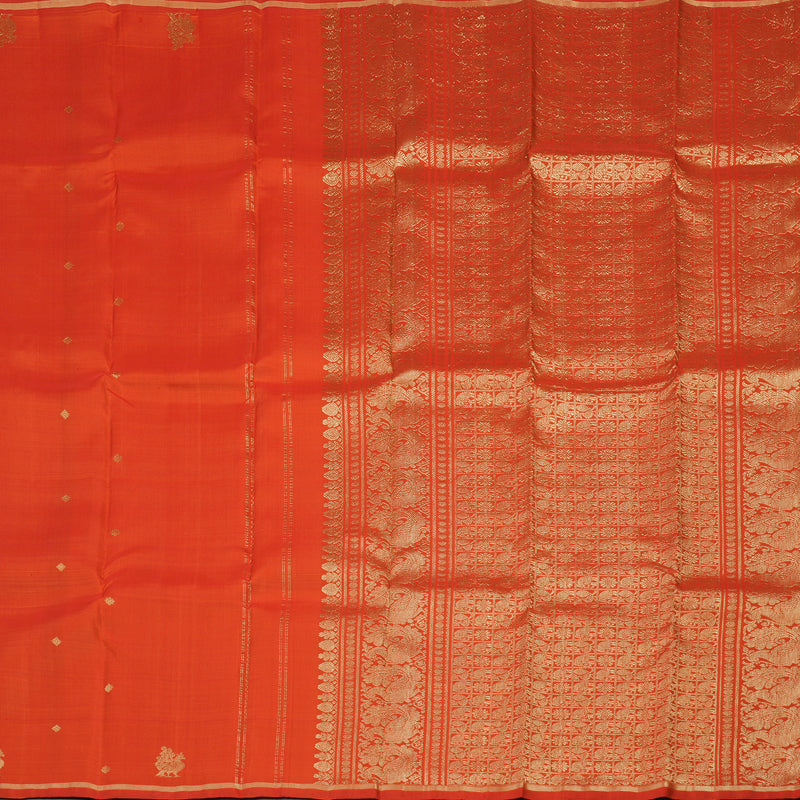 Hayagrivas Handloom Kanjivaram silk saree in Red KBE282E16-2