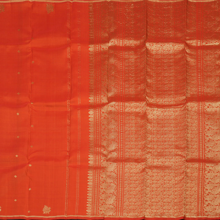 Hayagrivas Handloom Kanjivaram silk saree in Red KBE282E16-2