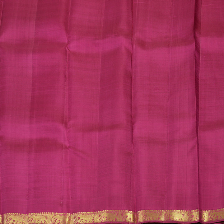 Hayagrivas Handloom Pure Kanjivaram Silk Saree in Gorgeous Purple KBE282E34-1