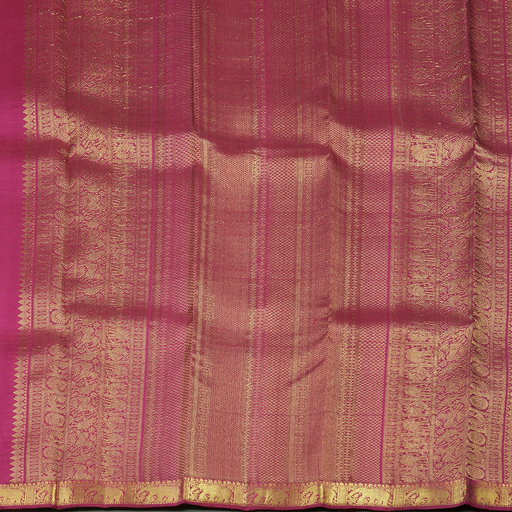 Hayagrivas Handloom Pure Kanjivaram Silk Saree in Gorgeous Purple KBE282E34-1