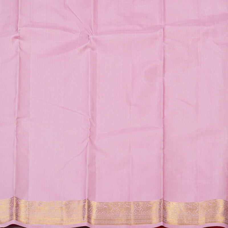 Hayagrivas Handloom Pure Kanjivaram Silk Saree In Stunning Red KBE286E10-1