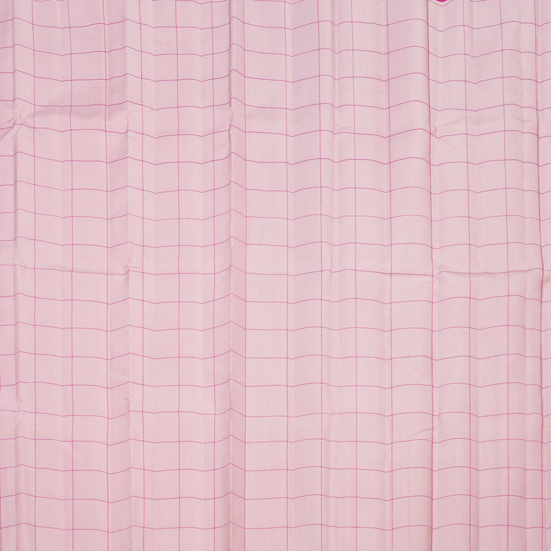 Hayagrivas Handloom Kanjivaram silk saree in Baby pink KBE286E12-1