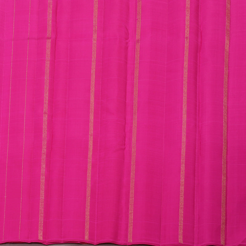 Hayagrivas Handloom Kanjivaram silk saree in Baby pink KBE286E12-1