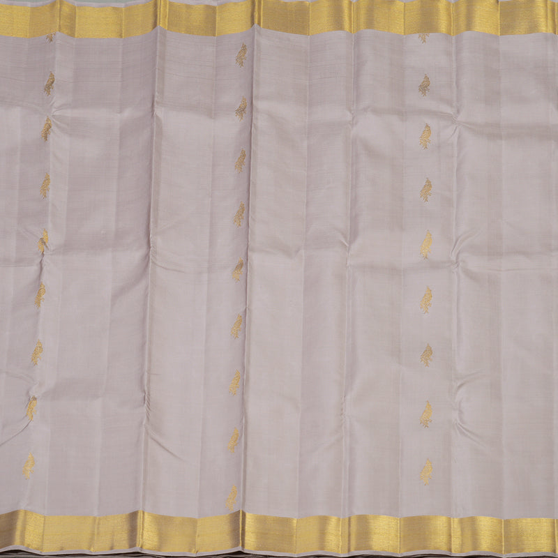 Hayagrivas Handloom Pure Kanjivaram Silk Saree in Understated Beige KBE286E6-1
