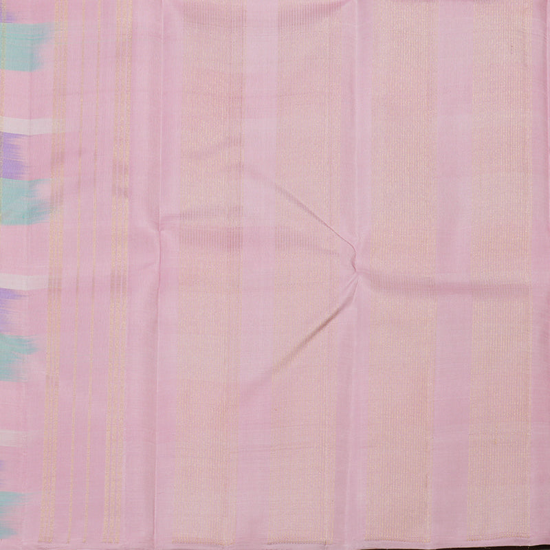 Hayagrivas Handloom Pure Kanjivaram Silk Saree Dreamlike Multi Colour Checks KBE289E1-1