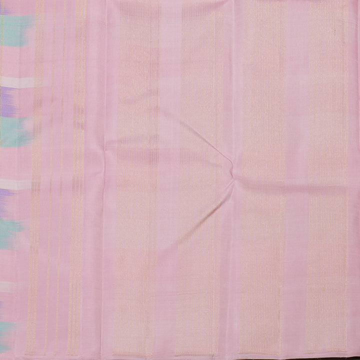 Hayagrivas Handloom Pure Kanjivaram Silk Saree Dreamlike Multi Colour Checks KBE289E1-1