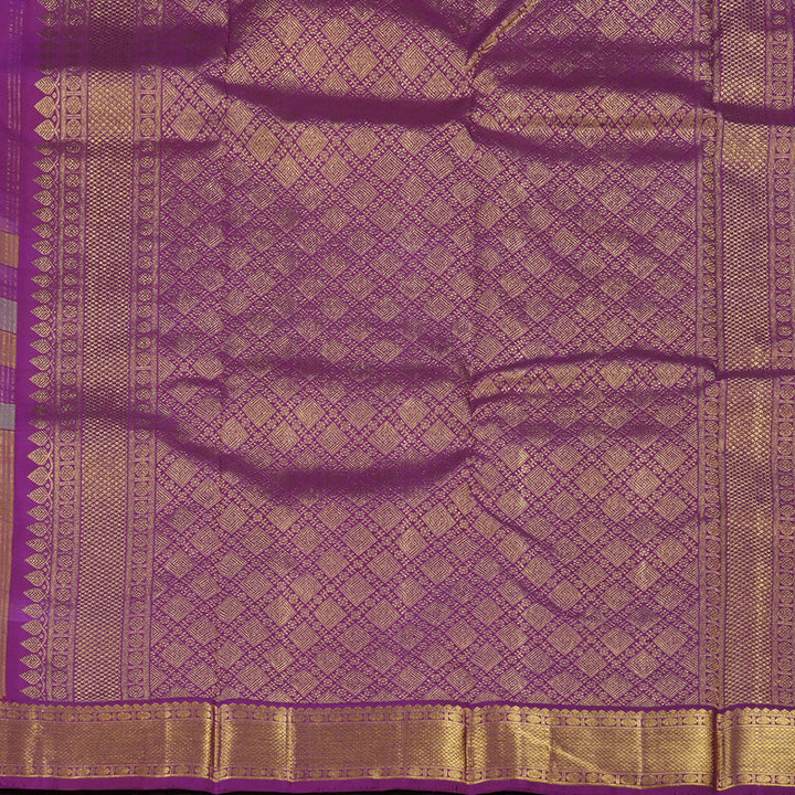 Hayagrivas Handloom Pure Kanjivaram Silk Saree in Luxe Multi Colour KBE28D5-1