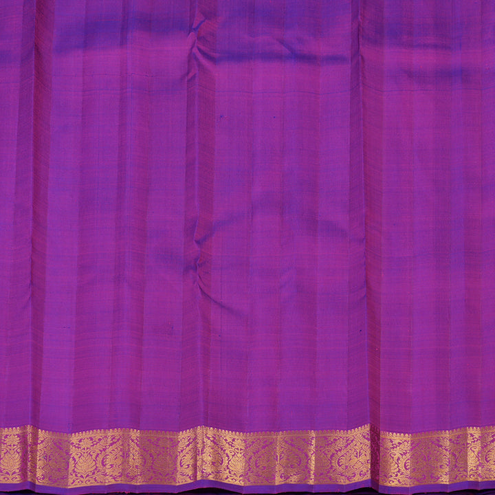 Hayagrivas Purple Handloom Kanjivaram Silk Saree KBE292E4-1