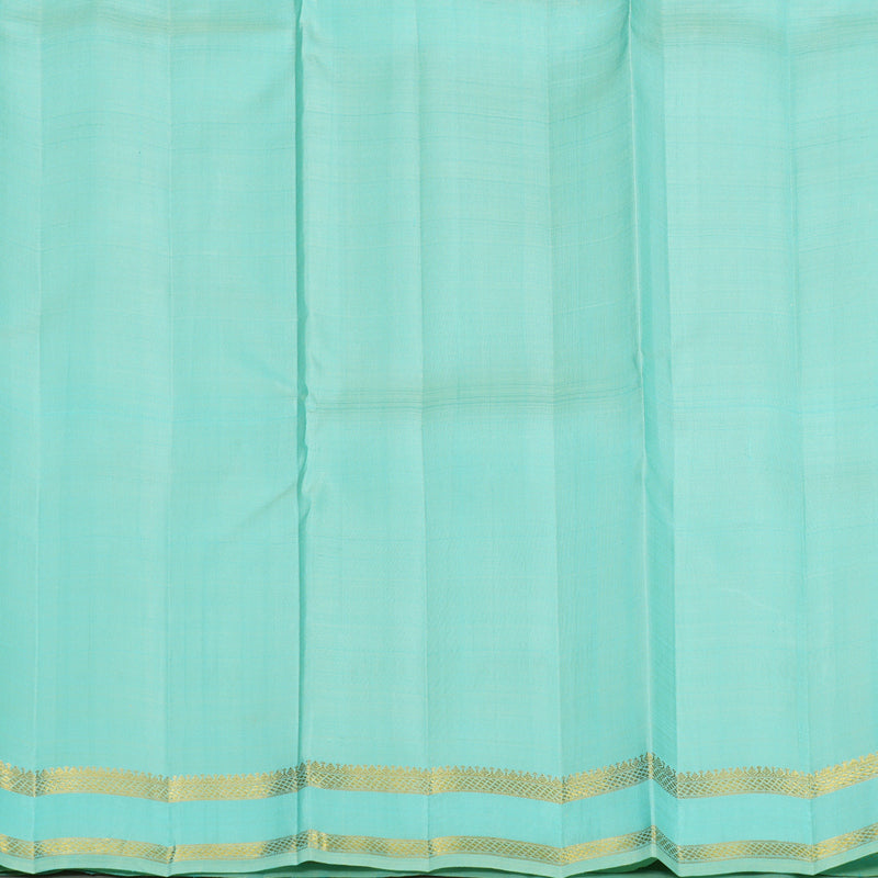 Hayagrivas Light Sky Blue Handloom Kanjivaram Silk Saree KBE293E8-1