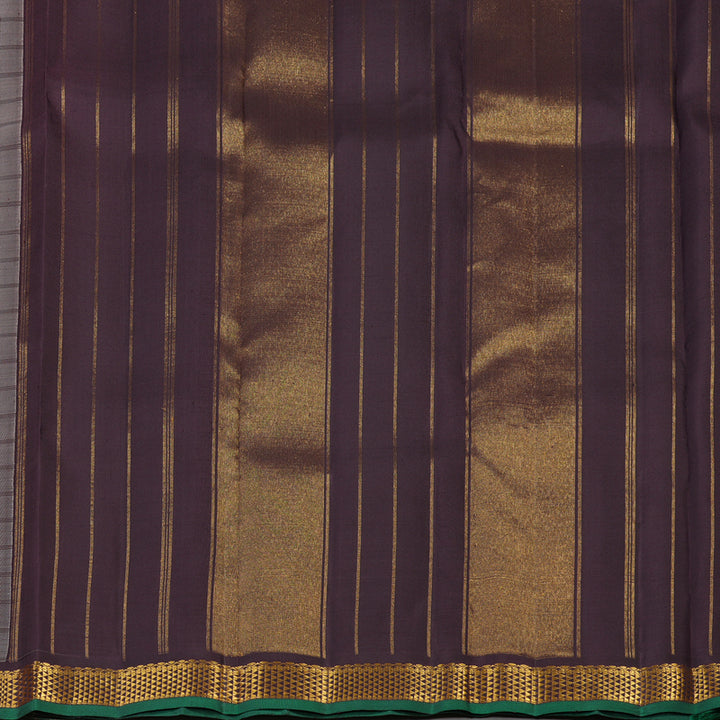 Hayagrivas Handloom Pure Kanjivaram Silk Saree in Graceful Light Peach Pink KBE299E4-2