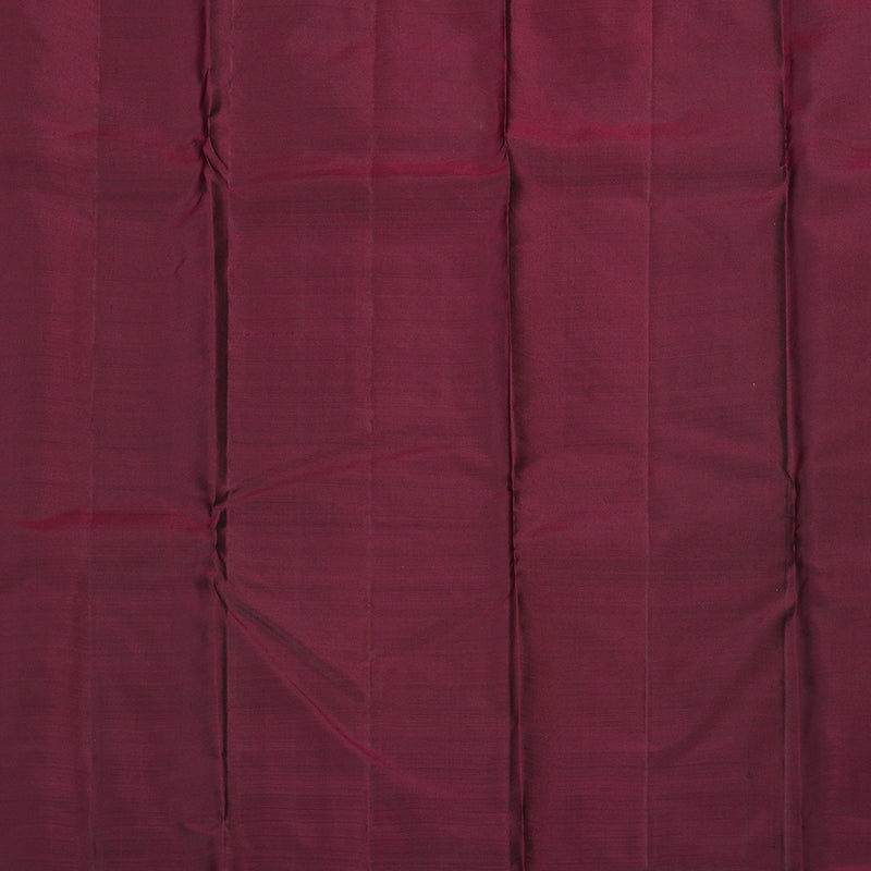 Hayagrivas Handloom Pure Kanjivaram Silk Saree in Vivid Burnt Orange KBE304E9-2